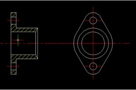 浩辰CAD2011机械_（37）俯视图绘制技巧（图文教程）