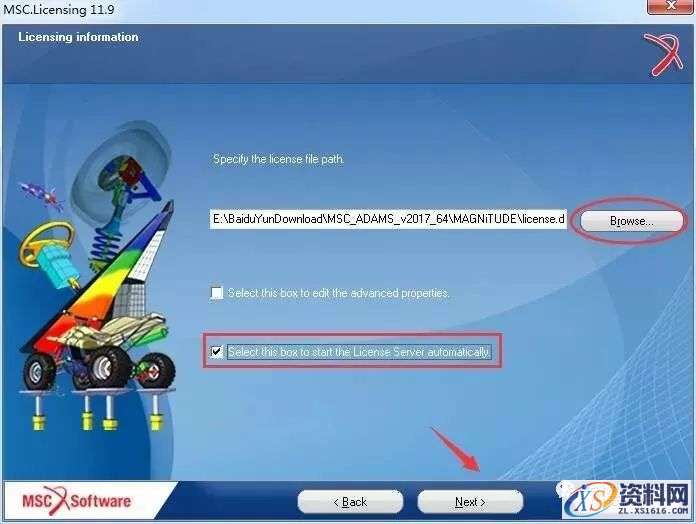 Adams 2017软件图文安装教程,Adams 2017软件图文安装教程,点击,安装,next,选择,变量,第12张