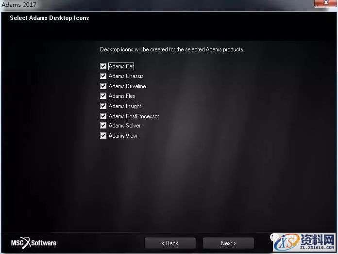 Adams 2017软件图文安装教程,Adams 2017软件图文安装教程,点击,安装,next,选择,变量,第25张
