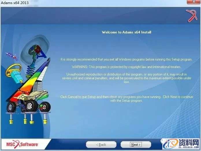 Adams 2013软件图文安装教程,Adams 2013软件图文安装教程,点击,安装,next,选择,Adams,第17张