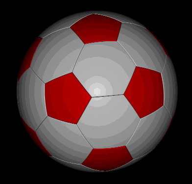 用AutoCAD画足球（图文教程）,用AutoCAD画足球,锥体,六边形,五边形,如图,球体,第14张