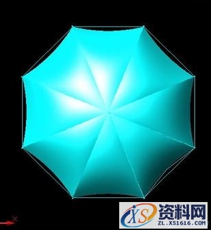AutoCAD教程_雨伞（图文教程）,AutoCAD教程_雨伞,如图,八边形,圆弧,曲面,边界,第9张