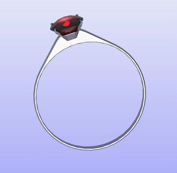 八心八箭的钻石建模CAD教程（图文教程）,八心八箭的钻石建模CAD教程,图三,去除,边块,图形,渲染,第28张