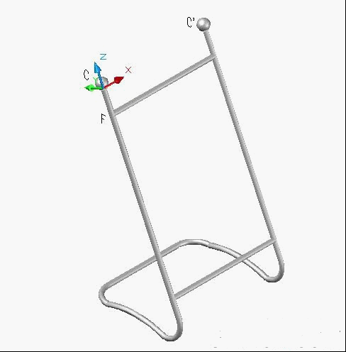 AutoCAD教程:三维公告牌制作（图文教程）,AutoCAD教程:三维公告牌制作,单击,绘制,拉伸,命令,视图,第7张