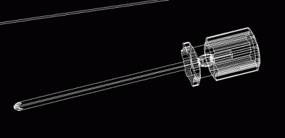 十字三维螺丝刀渲染AutoCAD教程（图文教程）,十字三维螺丝刀渲染AutoCAD教程,渲染,三维,光源,附着,源点,第2张