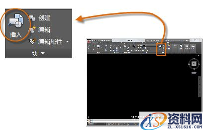 AutoCAD2016基础应用(8)块（图文教程）,http://help.autodesk.com/cloudhelp/2016/CHS/AutoCAD-Core/images/GUID-3C300EBF-851C-4994-AFA4-FBC5C688CB6F.png,AutoCAD2016,基础,教程,第2张