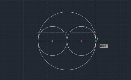 中望CAD怎么画一个黑白太极图形（图文教程）,中望CAD怎么画一个黑白太极图形,图形,教程,第3张