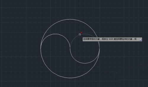 中望CAD怎么画一个黑白太极图形（图文教程）,中望CAD怎么画一个黑白太极图形,图形,教程,第4张
