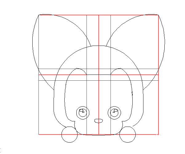 中望CAD绘制阿狸头像简图（图文教程）,用CAD怎么绘制阿狸头像,绘制,教程,第8张