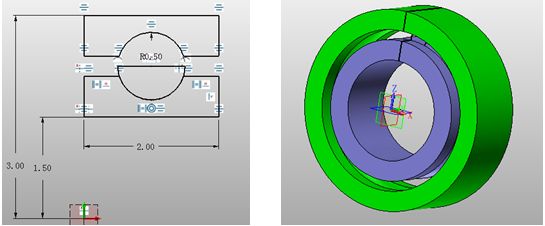 中望3D快速定制标准件（图文教程）,轴承三维CAD教程：中望3D快速定制标准件,教程,第1张