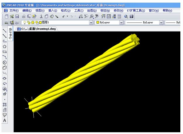 中望CAD制作钢丝绳（图文教程）,中望CAD制作钢丝绳,制作,教程,CAD,第10张
