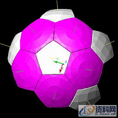 CAD教学：绘制立体足球,如何用CAD绘制立体足球,绘制,立体,CAD,第13张