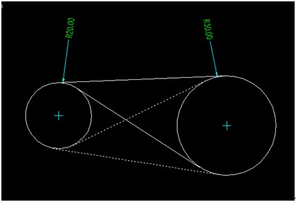 浩辰教程机械2012：(53)公切线绘制（图文教程）,浩辰教程机械2012：(53)公切线绘制,教程,绘制,第3张