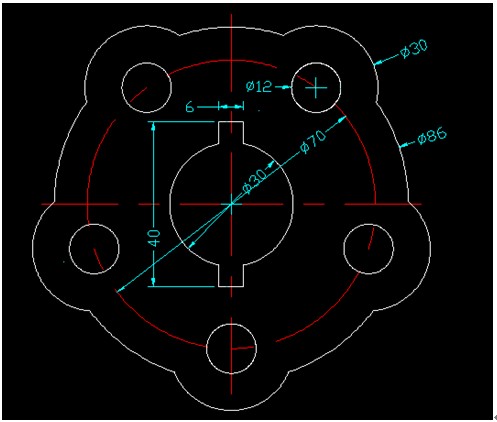 浩辰CAD2011机械_（8）平面图绘制（图文教程）,浩辰CAD2011机械_（8）平面图绘制,平面图,绘制,CAD2011,教程,第6张