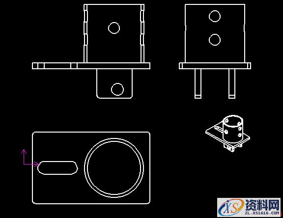 利用Pro/E软件和CAXA软件绘制连接件工程图(附图纸）（图文教程） ...,利用Pro/E软件和CAXA软件绘制连接件工程图(附图纸）,标注,二维,序号,零件,第3张
