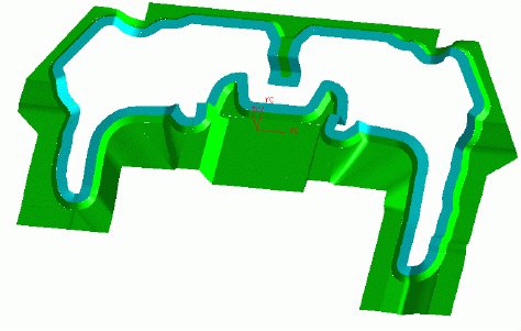 UG/CAM在汽车覆盖件模具加工中的应用（图文教程）,UG/CAM在汽车覆盖件模具加工中的应用,加工,模具,坐标系,建模,第8张
