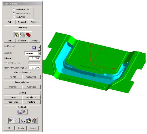 UG/CAM在汽车覆盖件模具加工中的应用（图文教程）,UG/CAM在汽车覆盖件模具加工中的应用,加工,模具,坐标系,建模,第13张