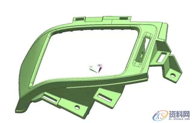 UG NX教程：汽车模高低落差位的分模处理技巧,实体,培训,设计培训,拉伸,第1张