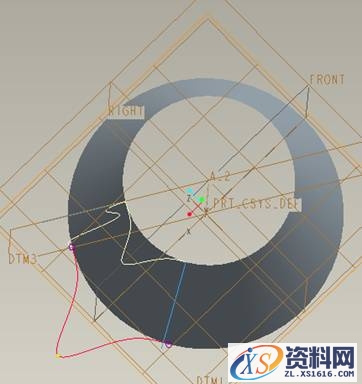 proE小实例-灯罩（图文教程）,proE小实例-灯罩,曲面,如图,选择,确定,第14张