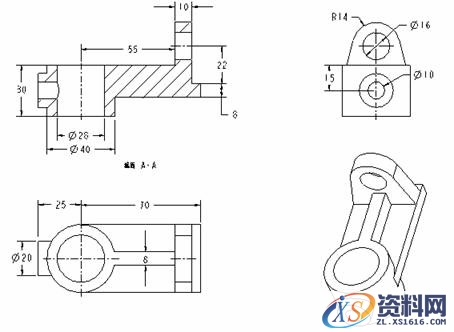 Pro/E基础综合习题（图文教程）,Pro/E基础综合习题,习题,基础,教程,第21张