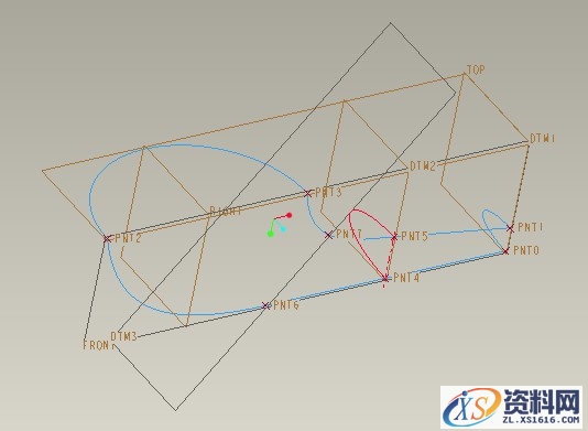 Pro/E淋浴把设计教程（图文教程）,Pro/E淋浴把设计教程,如图,基准,曲线,单击,第19张