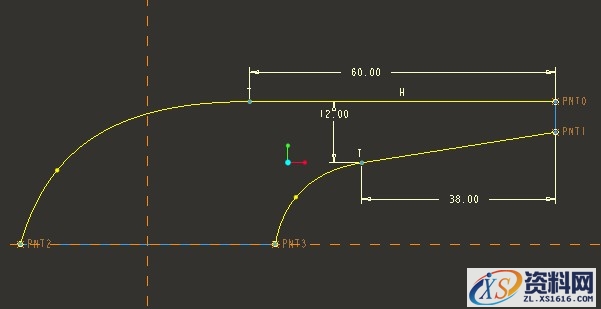 Pro/E淋浴把设计教程（图文教程）,Pro/E淋浴把设计教程,如图,基准,曲线,单击,第11张