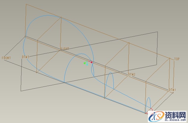 Pro/E淋浴把设计教程（图文教程）,Pro/E淋浴把设计教程,如图,基准,曲线,单击,第23张
