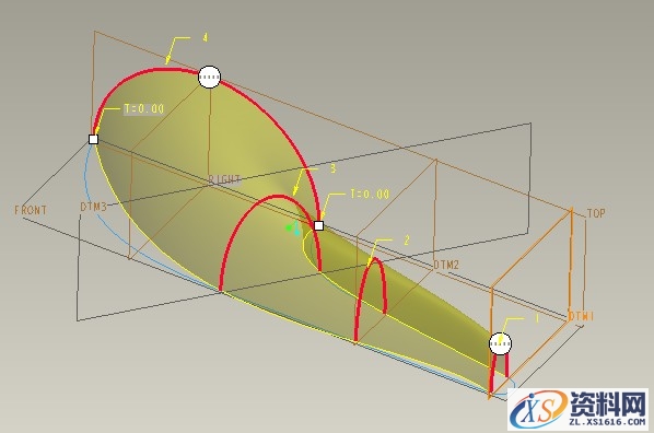 Pro/E淋浴把设计教程（图文教程）,Pro/E淋浴把设计教程,如图,基准,曲线,单击,第27张