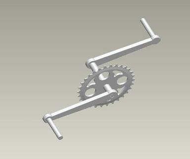 Pro/E软件设计自行车(图文教程),Pro/E软件设计自行车,单击,造型,选择,装配,第8张