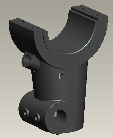 用Pro/E软件设计一种叉座零件的钻孔夹具(图文教程),用Pro/E软件设计一种叉座零件的钻孔夹具,三维,装配,建模,零件,第2张