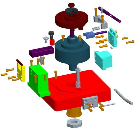 用Pro/E软件设计一种叉座零件的钻孔夹具(图文教程),用Pro/E软件设计一种叉座零件的钻孔夹具,三维,装配,建模,零件,第11张