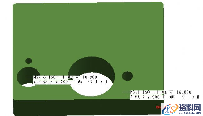 如何去除Pro/E孔特征螺纹孔的注释文字(图文教程),如何去除Pro/E孔特征螺纹孔的注释文字,注释,文字,面板,第1张