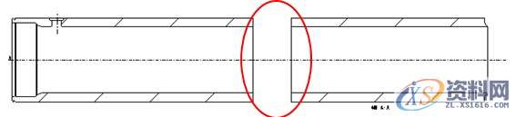 ProE工程图教程-缸筒体工程图创建案例,公差,如图,视图,基准,对话框,第8张