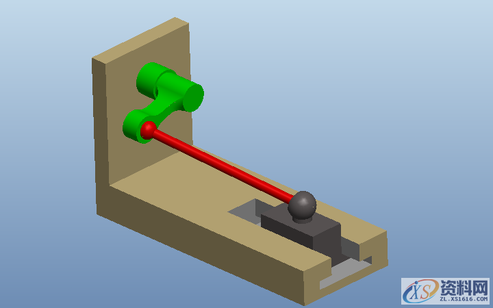 Proe/Creo产品设计——3D四连杆机构仿真图解,选择,下图,点击,设计培训,第7张