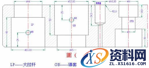 模具制图的标注经验（图文教程）,模具制图的标注经验,标注,螺丝,主视图,第4张