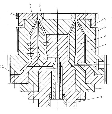 塑料模具设计教程_8-7薄膜挤出吹塑成型机头（图文教程）,塑料模具设计教程_8-7薄膜挤出吹塑成型机头,塑料模具,第4张
