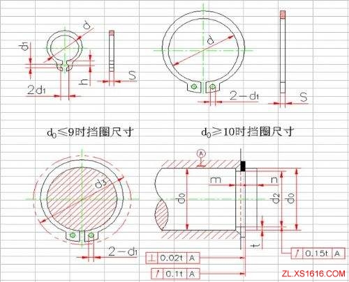 轴用弹性挡圈尺寸参数及安装方法（图文教程）,轴用弹性挡圈尺寸参数及安装方法,尺寸,参数,安装,第3张