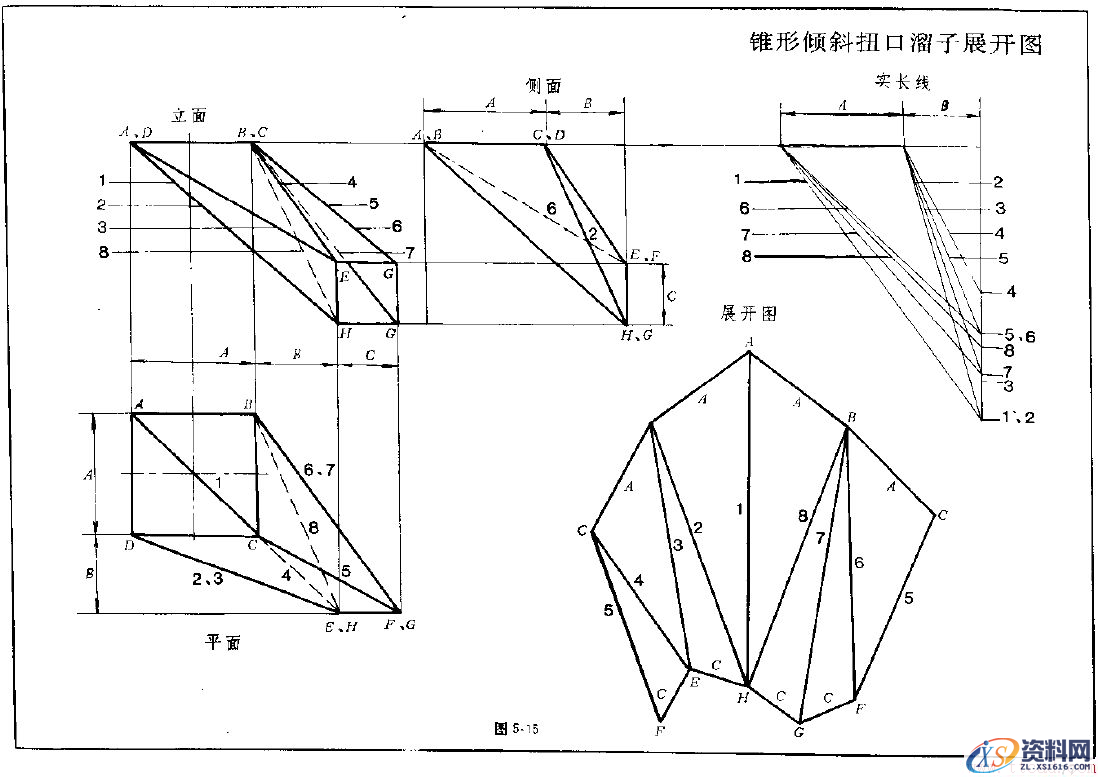 钣金展开实例—方锥体展开图（图文教程）,钣金展开实例—方锥体展开图,锥体,实例,第15张