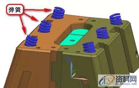 塑胶模具设计——模具分享前模“弹滑块”的做法参考,模具设计,塑胶,模具,参考,第3张