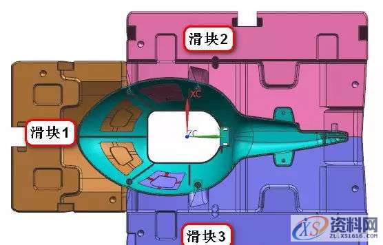 塑胶模具设计——模具分享前模“弹滑块”的做法参考,模具设计,塑胶,模具,参考,第2张