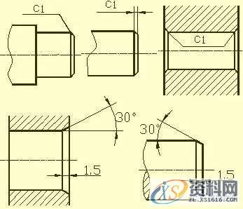 模具设计中的尺寸标注，学会了可以看懂复杂模具图纸1. 常见结构的尺寸注法,尺寸,模具设计,图纸,标注,模具,第5张