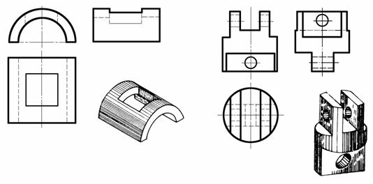机械制图教程-(2.5)几何体的投影（图文教程）,机械制图教程-(2.5)几何体的投影,教程,制图,投影,第33张