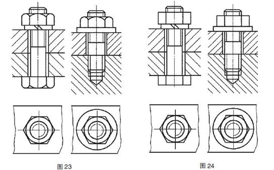 机械制图标准学习-螺纹及螺纹紧固件画法（图文教程）,机械制图标准学习-螺纹及螺纹紧固件画法,螺纹,画法,制图,第14张