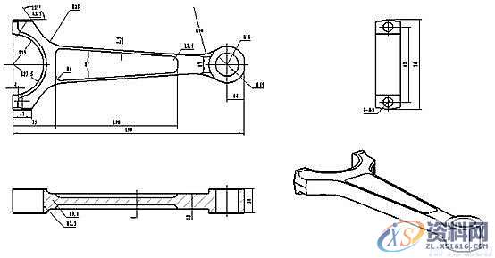 UG模具设计－UGNX4.0连杆造型设计,模具设计,4.0,第1张
