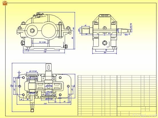 减速器装配图的画法（图文教程）,减速器装配图的画法,装配图,画法,教程,第15张
