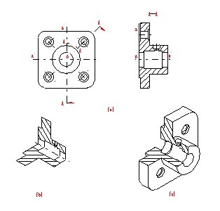 机械制图（九）轴测图（图文教程）,机械制图（九）轴测图,画法,椭圆,第27张