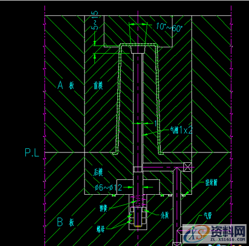 塑胶模具设计顶出系统-顶块推块直顶气顶的设计原则,模具设计,塑胶,设计,系统,第6张