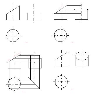 机械制图（四）立体的三视图（图文教程）,机械制图（四）立体的三视图,投影,圆柱,轴线,圆锥,平面,第10张