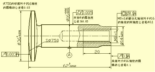 机械零件图制图技巧－零件图识图技巧（图文教程）,机械零件图制图技巧－零件图识图技巧,公差,零件,粗糙度,偏差,第32张