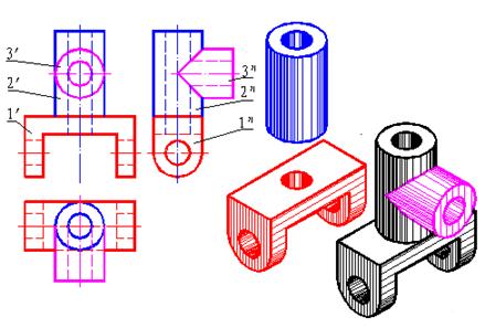 五、组合体|AutoCAD机械制图教程（图文教程）,五、组合体|AutoCAD机械制图教程,组合体,教程,制图,AutoCAD,第8张